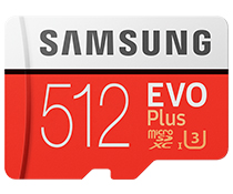 三星（SAMSUNG）EVO升級(jí)版+ Micro SD存儲(chǔ)卡 512GB